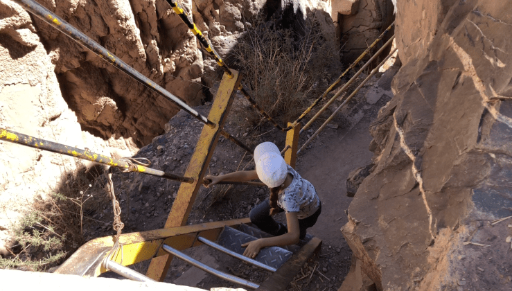 Eden sur les passerelles du canyon - Garganta del Diablo - Tilcara - Nordeste - Argentine