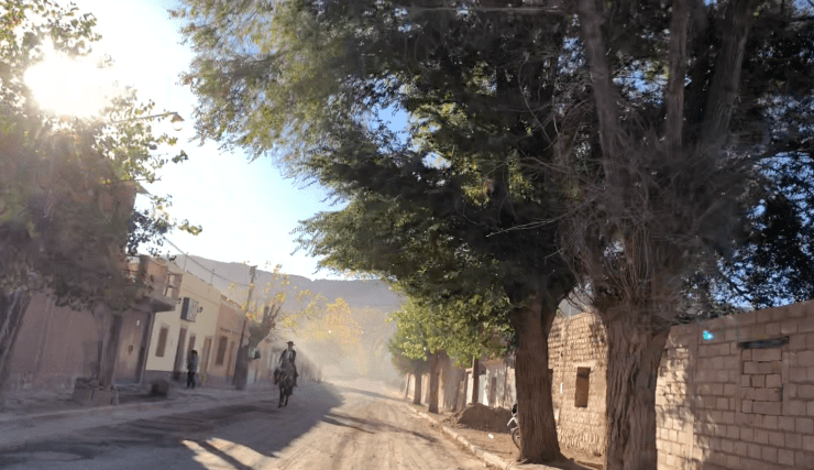 Caballero dans les rues d'Humahuaca - Nordeste - Argentine