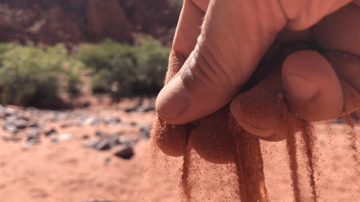 Terre rouge - Quebrada de las Senoritas - Uquia - Nordeste - Argentine
