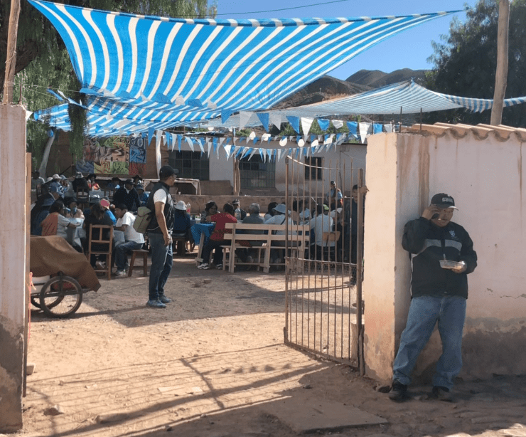 Déjeuner communautaire à la Feria d'Uquia - Nordeste - Argentine