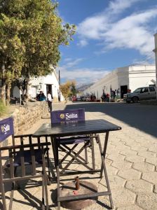 Petite terrasse du matin- Cachi - Noroeste - Argentine