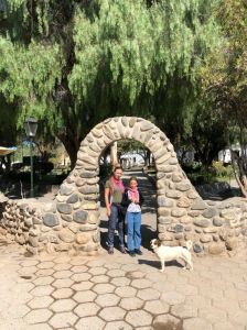 Sur la place centrale - Cachi - Noroeste - Argentine