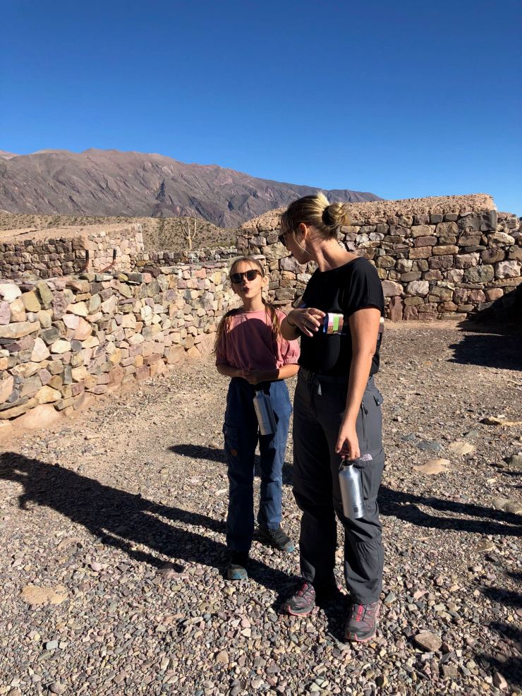 Dans la Pucara de Tilcara - Nordeste - Argentine