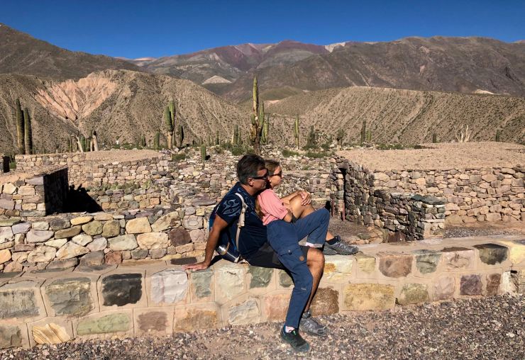 Dans la Pucara de Tilcara - Nordeste - Argentine