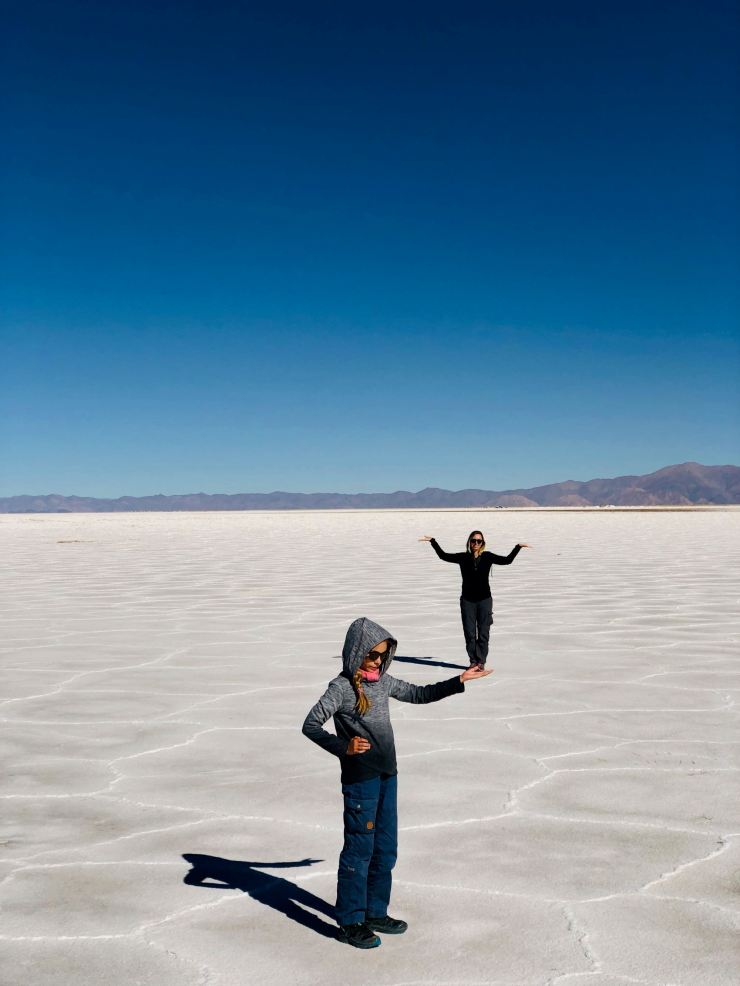 Jeux de perspective - Salinas grandes - Nordeste - Argentine