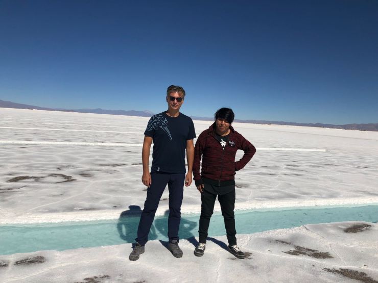 Geoffrey et Ivan - Salinas Grandes - Nordeste - Argentine