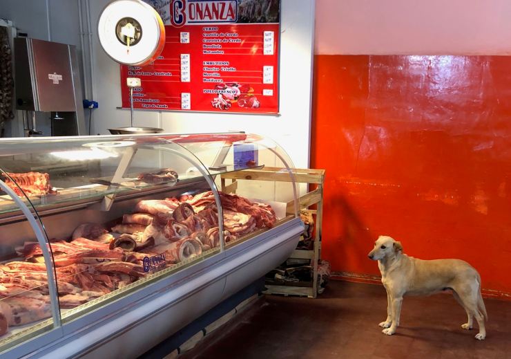Vous me mettre un os SVP ? Au marché de Tilcara - Nordeste - Argentine