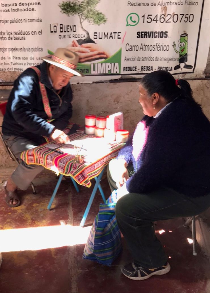 Diseur de bonne aventure - Au marché de Tilcara - Nordeste - Argentine