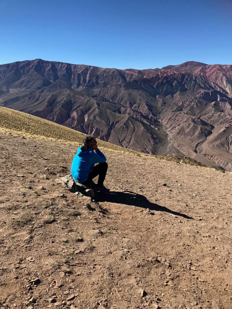 Le penseur - El Hornocal - Nordeste - Argentine