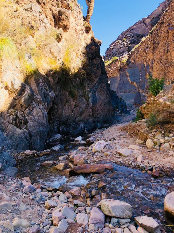 Rivière Hasamayo au fond de la Garganta del Diablo - Tilcara - Nordeste - Argentine