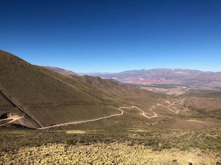 En redescendant d'El Hornocal - Nordeste - Argentine