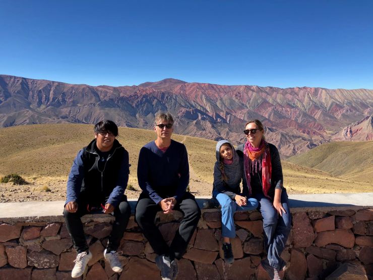 Avec Ivan à El Hornocal, 4350 mètres d'altitude et 14 couleus - Nordeste - Argentine