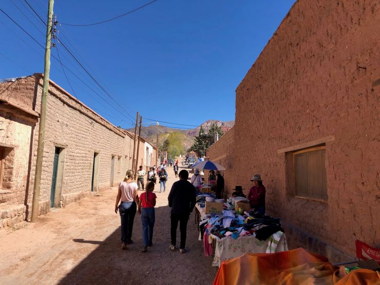 Dans les rues d'Uquia - Nordeste - Argentine