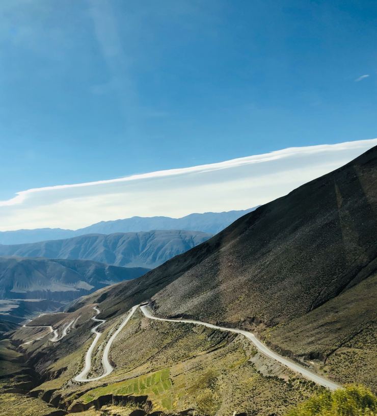 Route vers le Col de Petrorillos - Région de Purmamarca - Argentine
