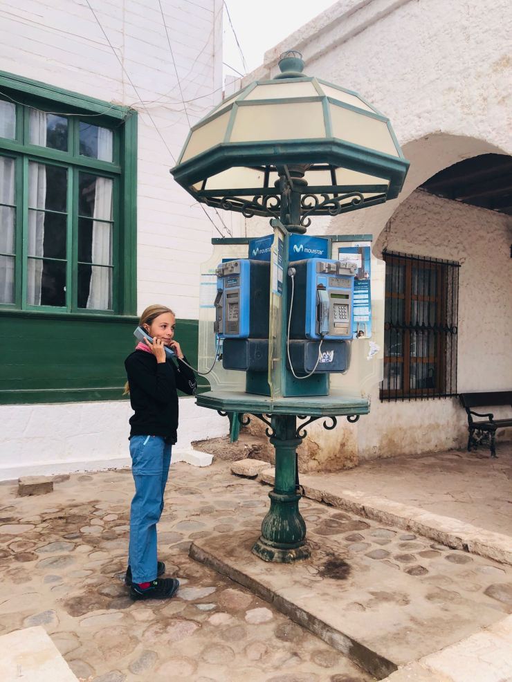 Vieille cabine téléphonique - San Pedro de Atacama - Chili