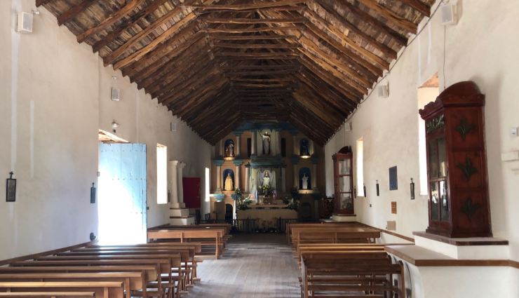 Dans l'église - San Pedro de Atacama - Chili