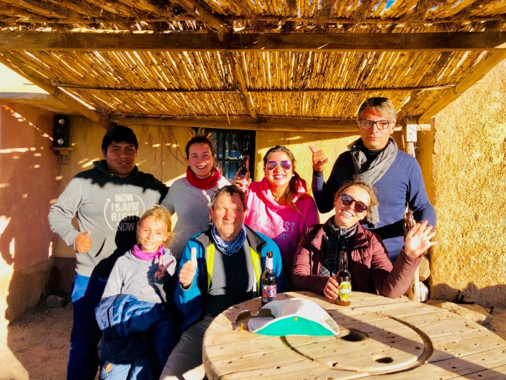 Photo souvenir de la petite troupe ! - Sud Lipez - Bolivie