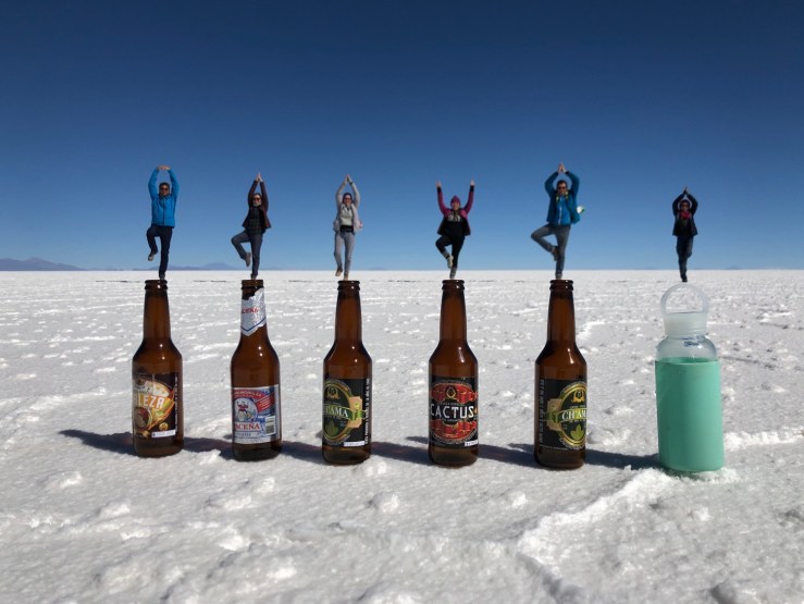 Jeux de perspective - Salar d'Uyuni - Bolivie
