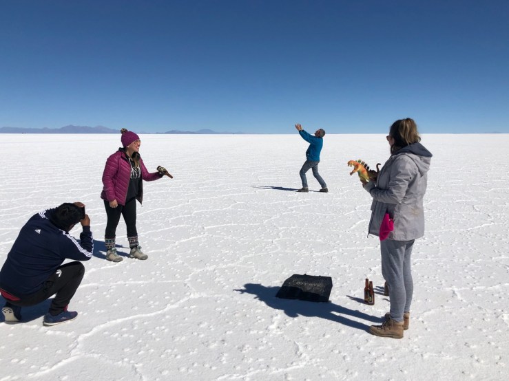 L'envers du décor - Jeux de perspective - Salar d'Uyuni - Bolivie