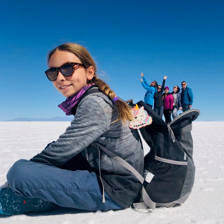 Jeux de perspective - Salar d'Uyuni - Bolivie