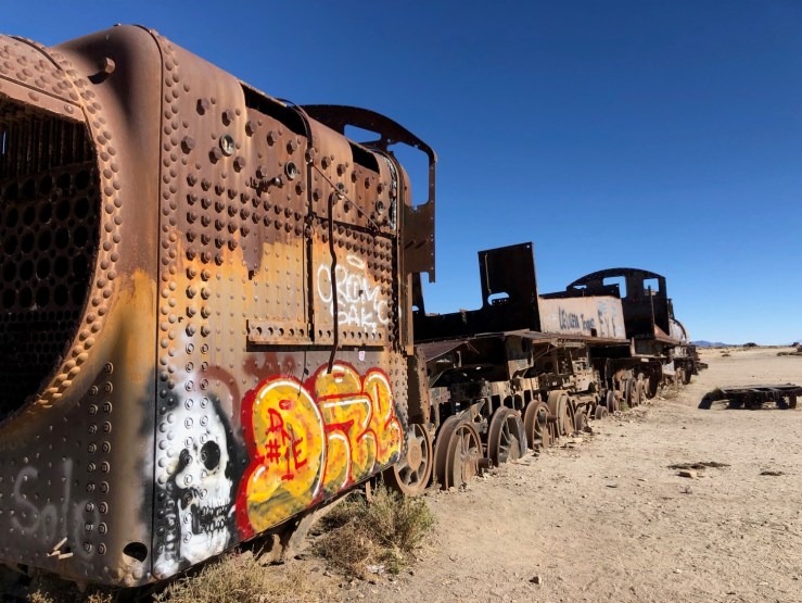 Cimetière de trains - Uyuni - Bolivie