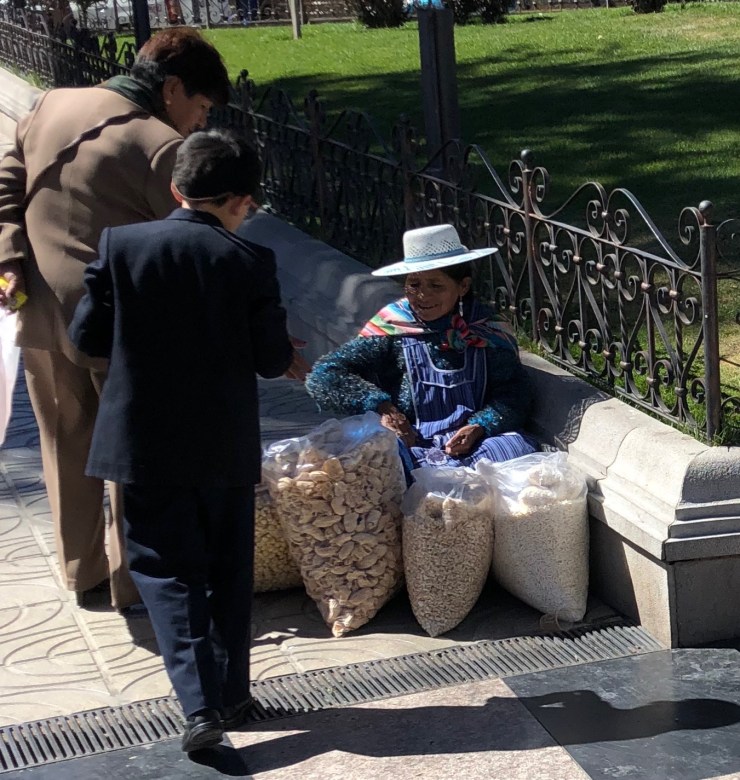 Vendeur de Choclo - Potosi - Bolivie