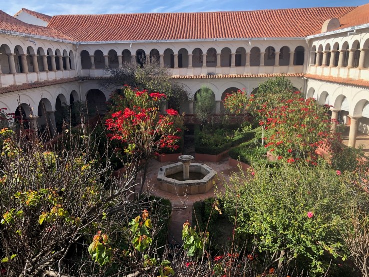 Patio du Museo Charcas - Sucre - Bolivie