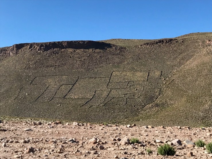 Énigmatiques marques au sol- Sud Lipez - Bolivie