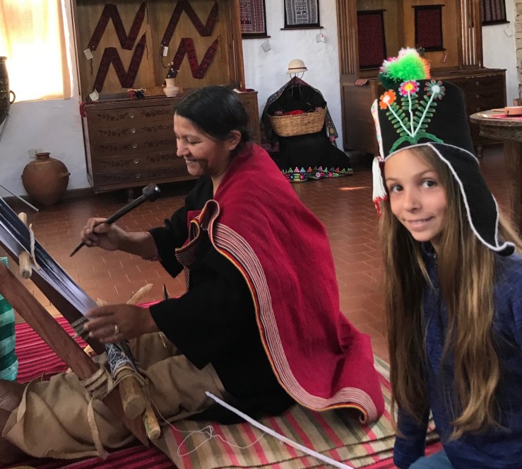 Au Museo de Arte Indigena - Sucre - Bolivie